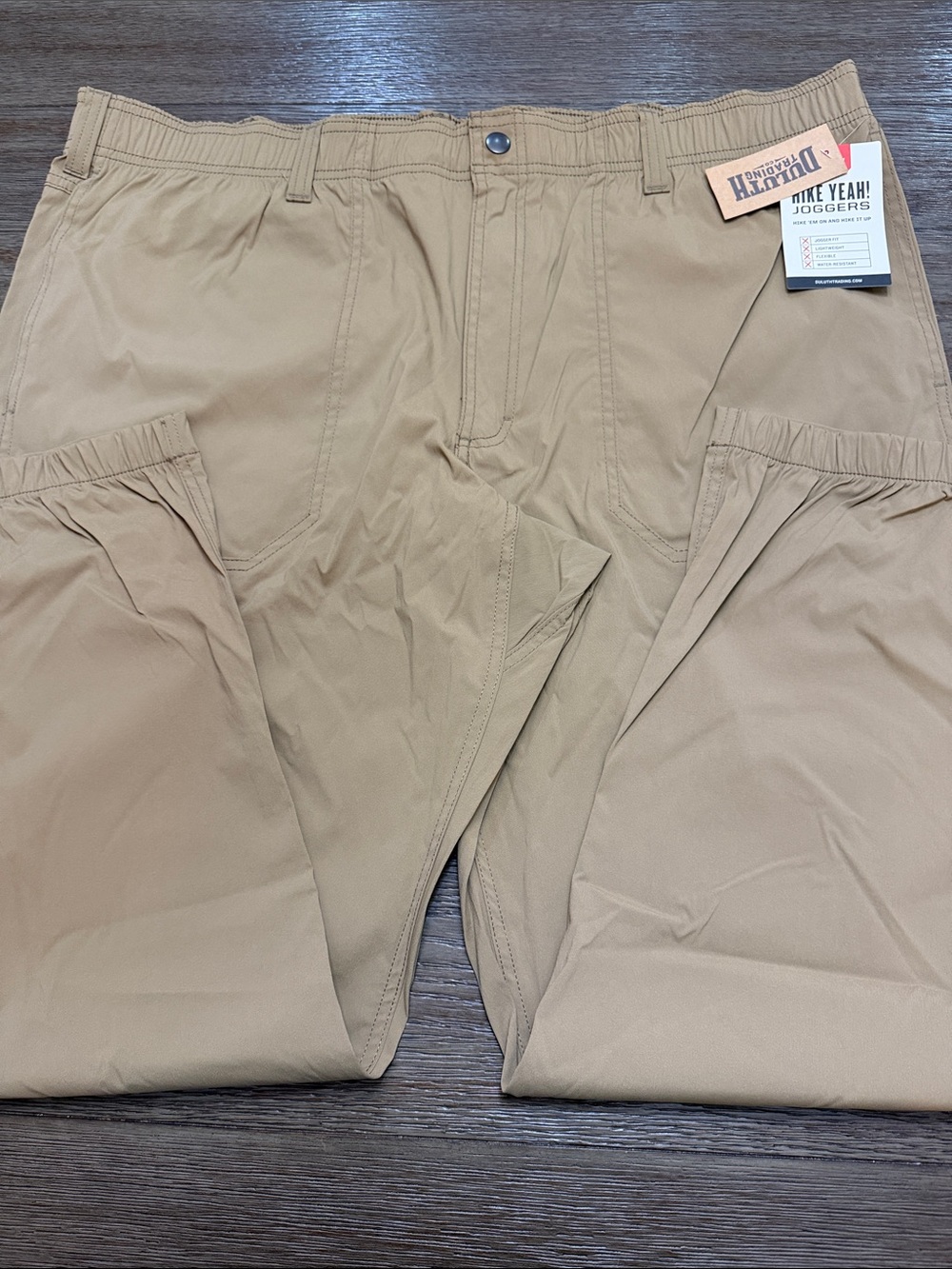 Duluth Trading Co Khaki Lightweight Menโs Jogger Pants